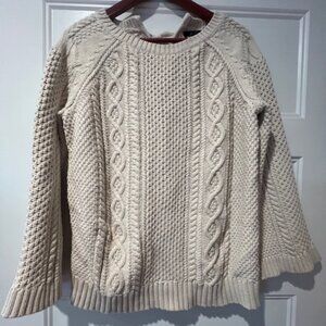 JCrew "fisherman's"-style sweater